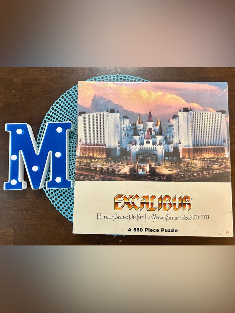 NEW Vintage Excalibur “Las Vegas” Nevada, PUZZLE - 550 Pieces, Vtg